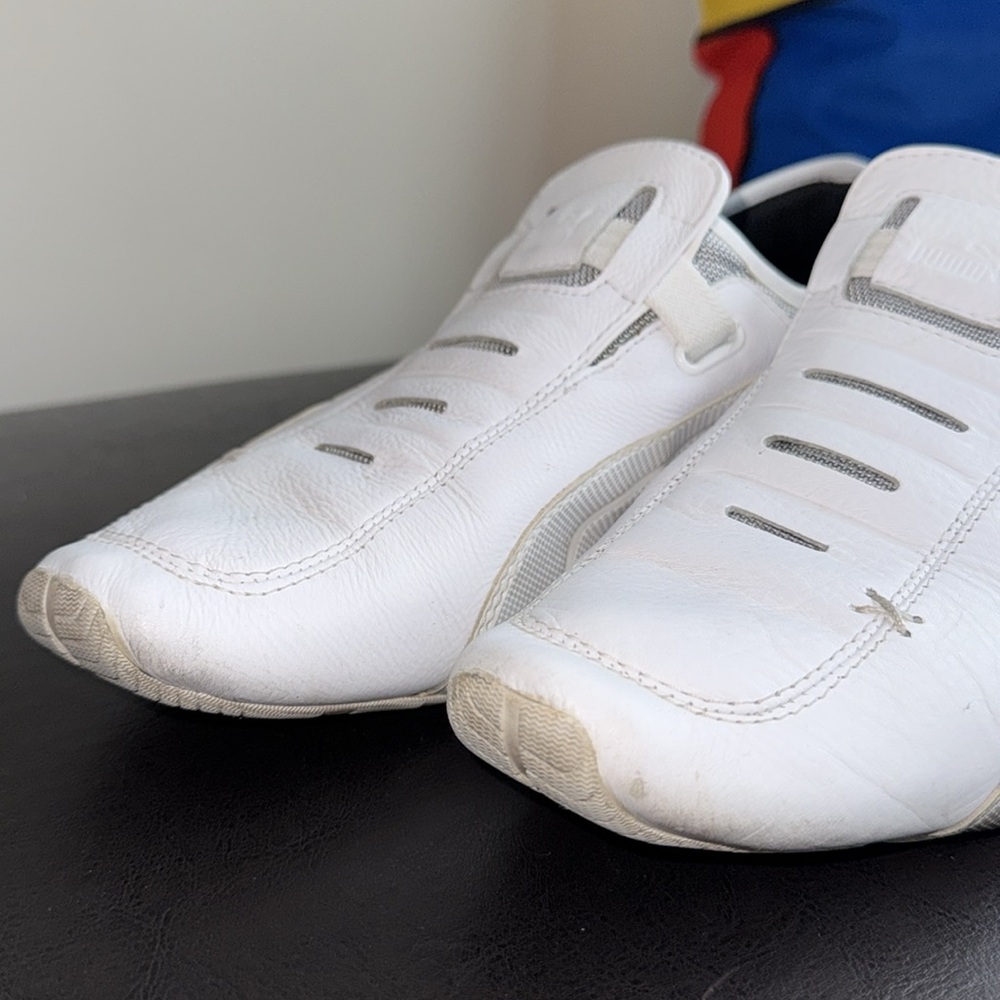 MAKE OFFER! Puma Vedano Men's White Athletic Shoes Men's size 10US - Picture 2 of 9